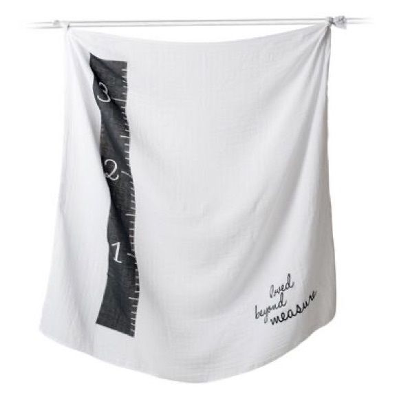 Lulujo first year Muslin blanket milestones gender neutral Loved beyond measure - Picture 2 of 12
